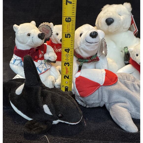 Vintage Coca Cola Coke Lot of 11 Collectible Plush and Toys READ DETAILS - Picture 5 of 12